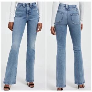 Good American Good Curve Bootcut Jeans Size 8/29 GCUB014T Indigo 380